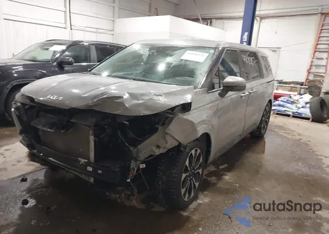 2022 Kia Carnival Mpv Ex z USA, uszkodzony, nr VIN KNDNC5H37N6090826